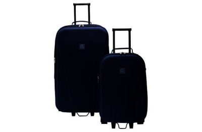 Go Explore 2 Piece Wheeled Luggage Set - Navy